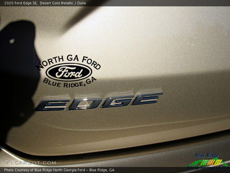 Desert Gold Metallic / Dune 2020 Ford Edge SE