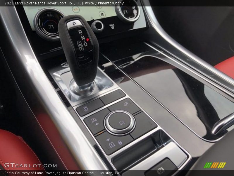 Controls of 2021 Range Rover Sport HST