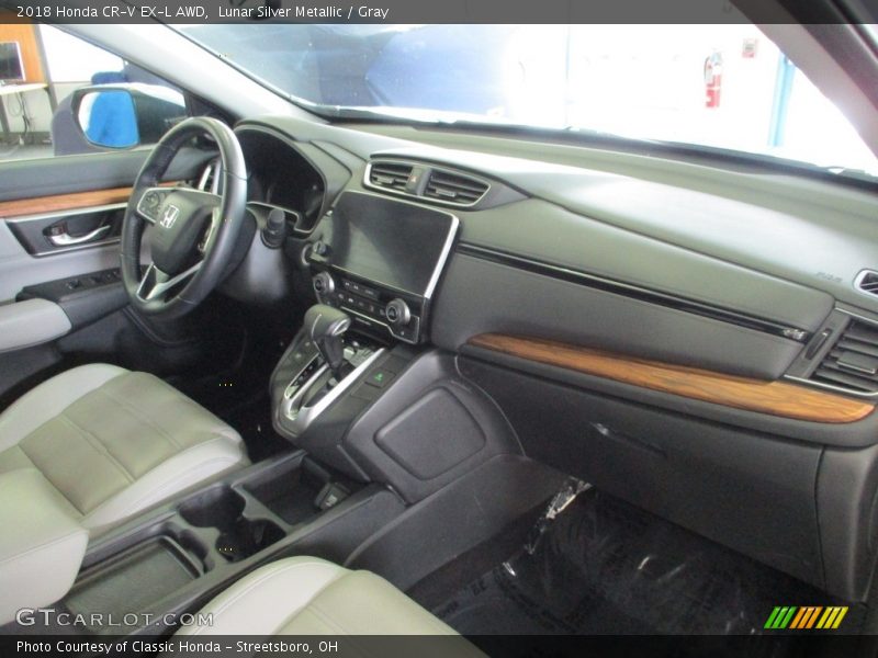 Lunar Silver Metallic / Gray 2018 Honda CR-V EX-L AWD