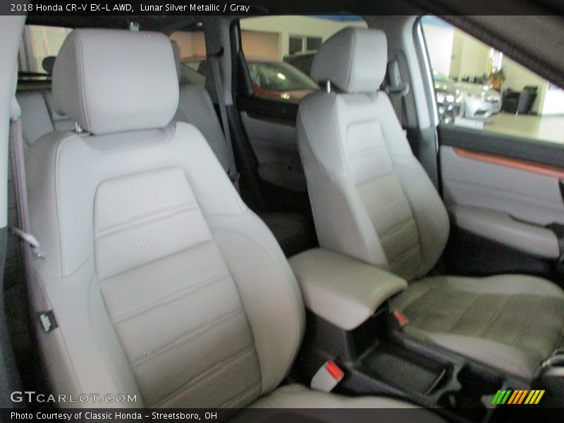 Lunar Silver Metallic / Gray 2018 Honda CR-V EX-L AWD