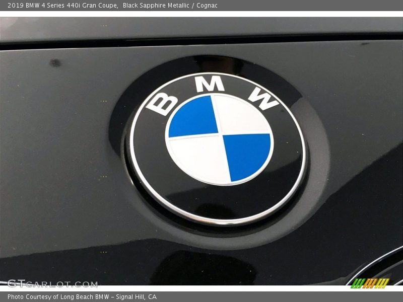 Black Sapphire Metallic / Cognac 2019 BMW 4 Series 440i Gran Coupe