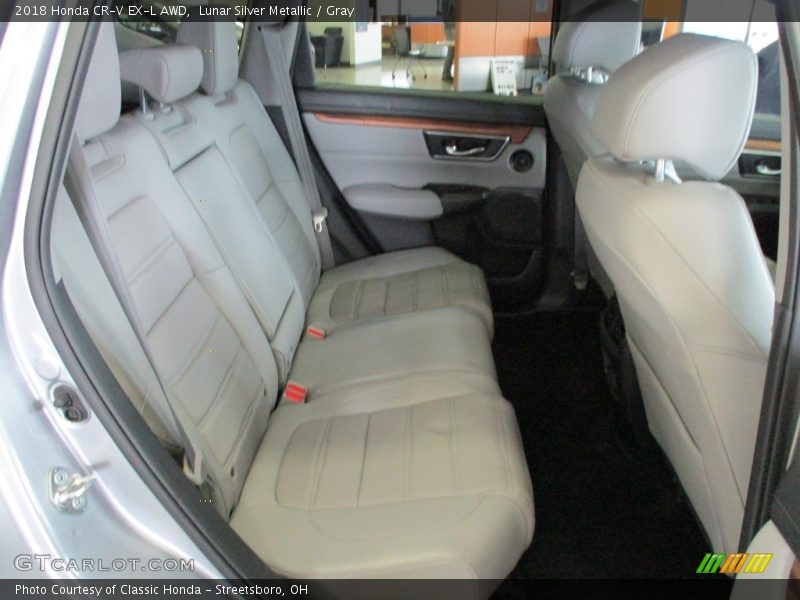 Lunar Silver Metallic / Gray 2018 Honda CR-V EX-L AWD