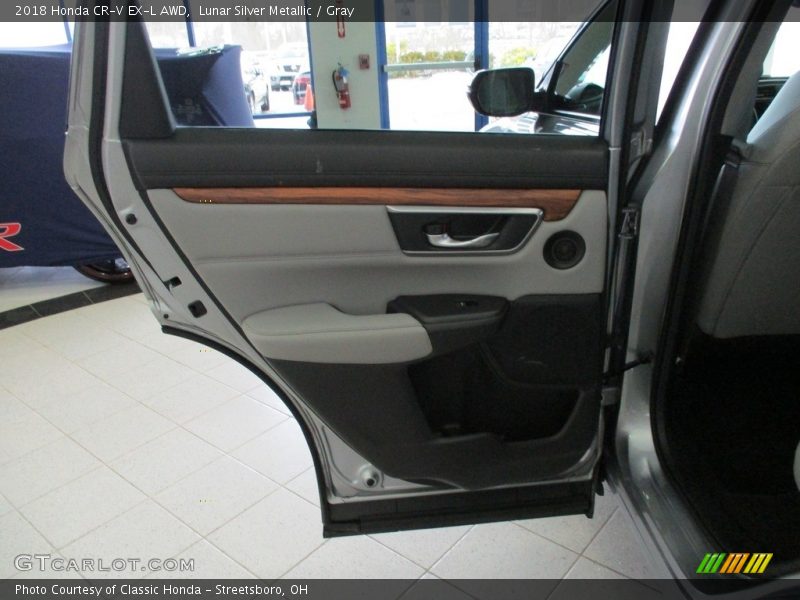Lunar Silver Metallic / Gray 2018 Honda CR-V EX-L AWD