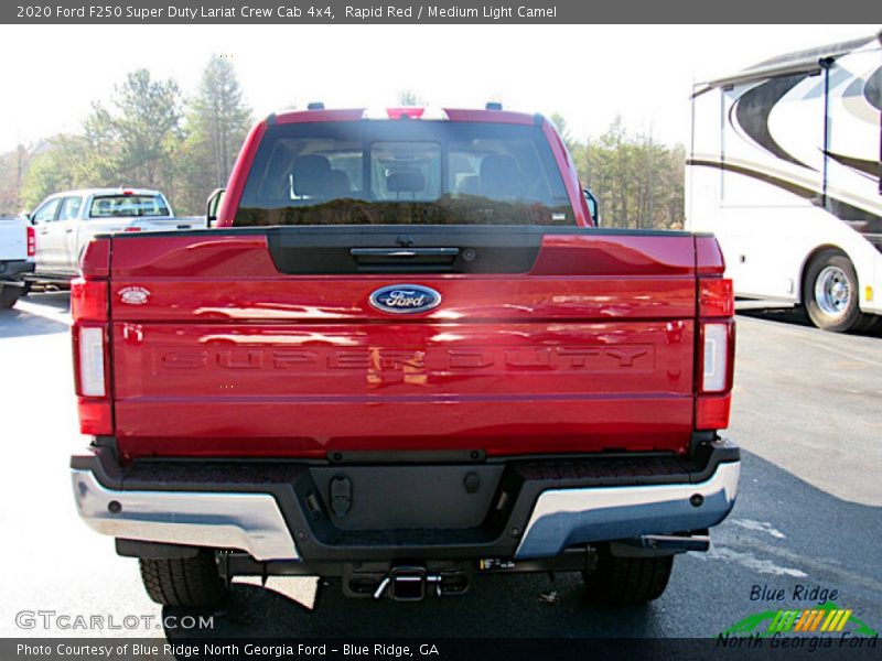 Rapid Red / Medium Light Camel 2020 Ford F250 Super Duty Lariat Crew Cab 4x4