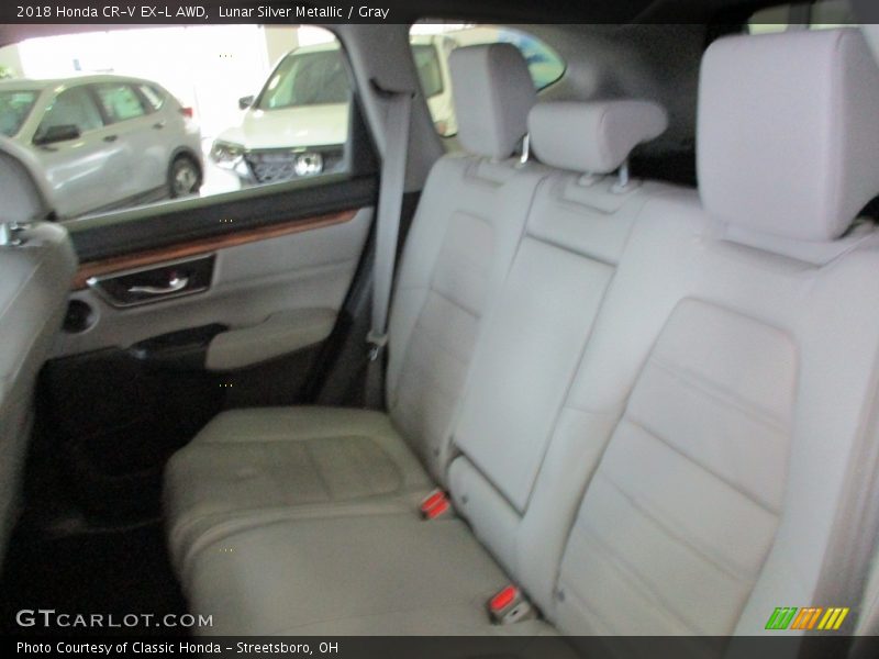 Lunar Silver Metallic / Gray 2018 Honda CR-V EX-L AWD