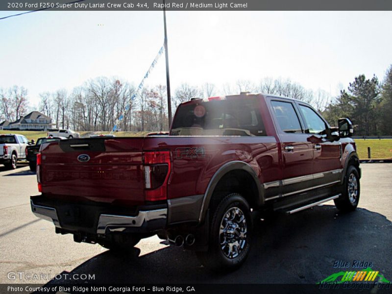 Rapid Red / Medium Light Camel 2020 Ford F250 Super Duty Lariat Crew Cab 4x4