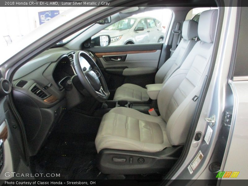 Lunar Silver Metallic / Gray 2018 Honda CR-V EX-L AWD