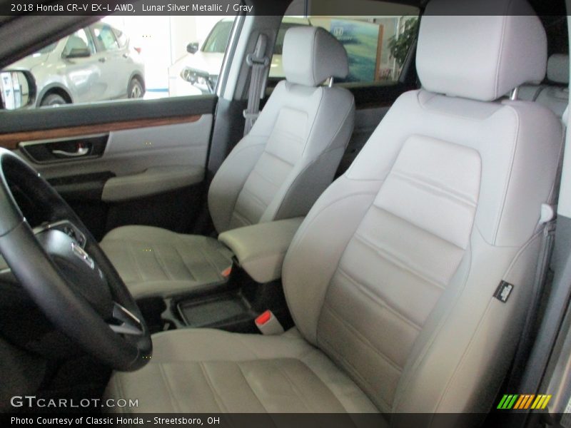 Lunar Silver Metallic / Gray 2018 Honda CR-V EX-L AWD