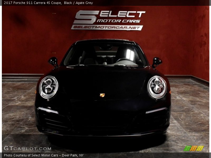 Black / Agate Grey 2017 Porsche 911 Carrera 4S Coupe