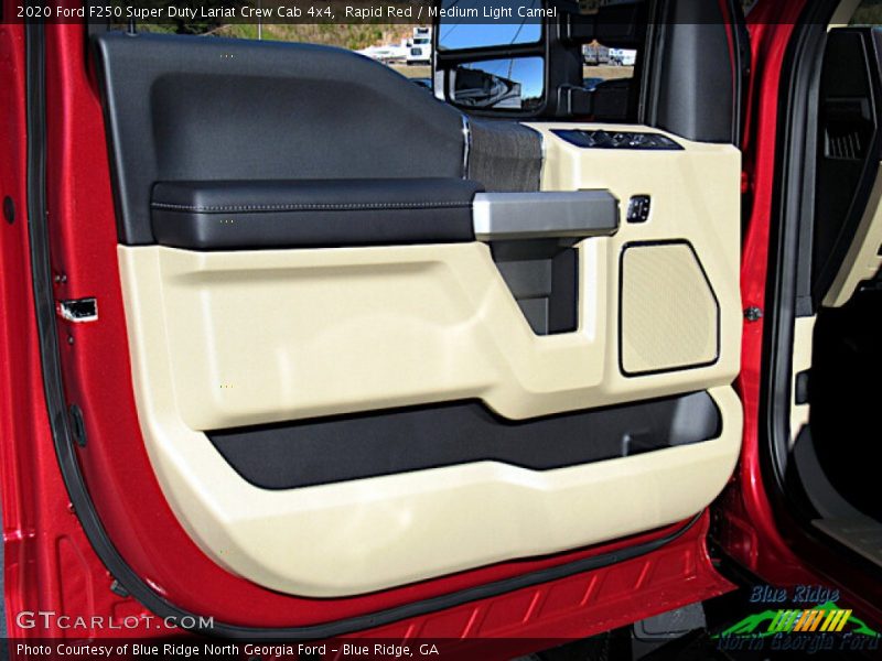 Rapid Red / Medium Light Camel 2020 Ford F250 Super Duty Lariat Crew Cab 4x4