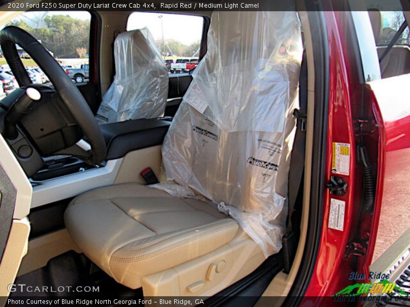 Rapid Red / Medium Light Camel 2020 Ford F250 Super Duty Lariat Crew Cab 4x4