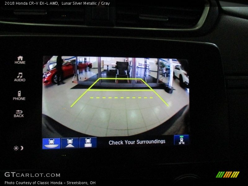 Lunar Silver Metallic / Gray 2018 Honda CR-V EX-L AWD