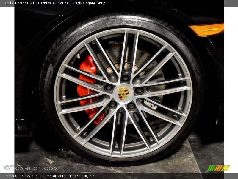 Black / Agate Grey 2017 Porsche 911 Carrera 4S Coupe