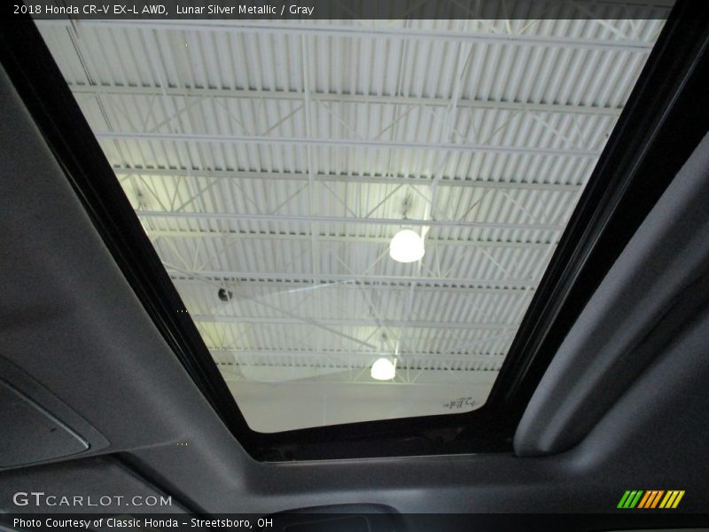 Lunar Silver Metallic / Gray 2018 Honda CR-V EX-L AWD