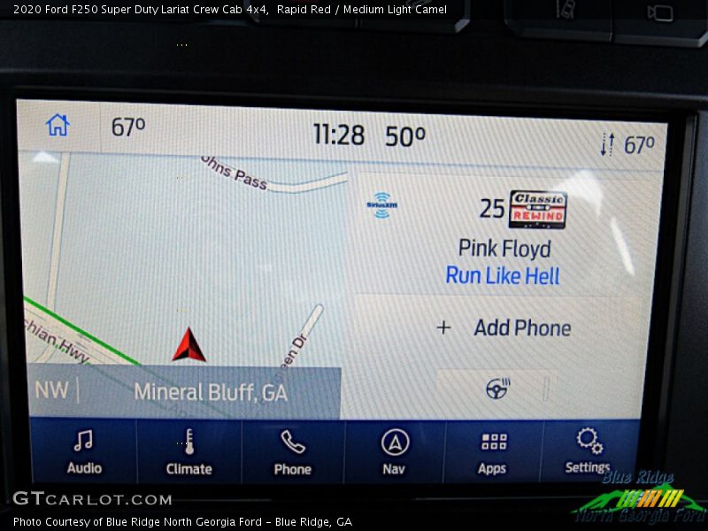 Rapid Red / Medium Light Camel 2020 Ford F250 Super Duty Lariat Crew Cab 4x4