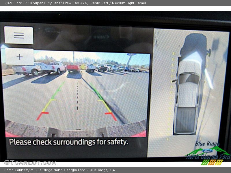 Rapid Red / Medium Light Camel 2020 Ford F250 Super Duty Lariat Crew Cab 4x4