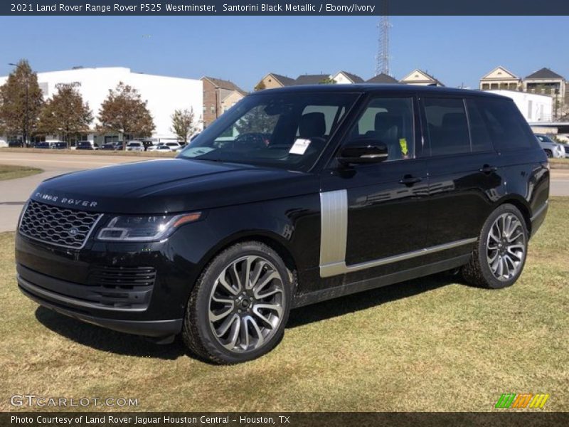Santorini Black Metallic / Ebony/Ivory 2021 Land Rover Range Rover P525 Westminster