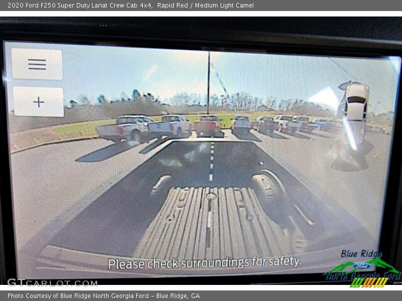 Rapid Red / Medium Light Camel 2020 Ford F250 Super Duty Lariat Crew Cab 4x4