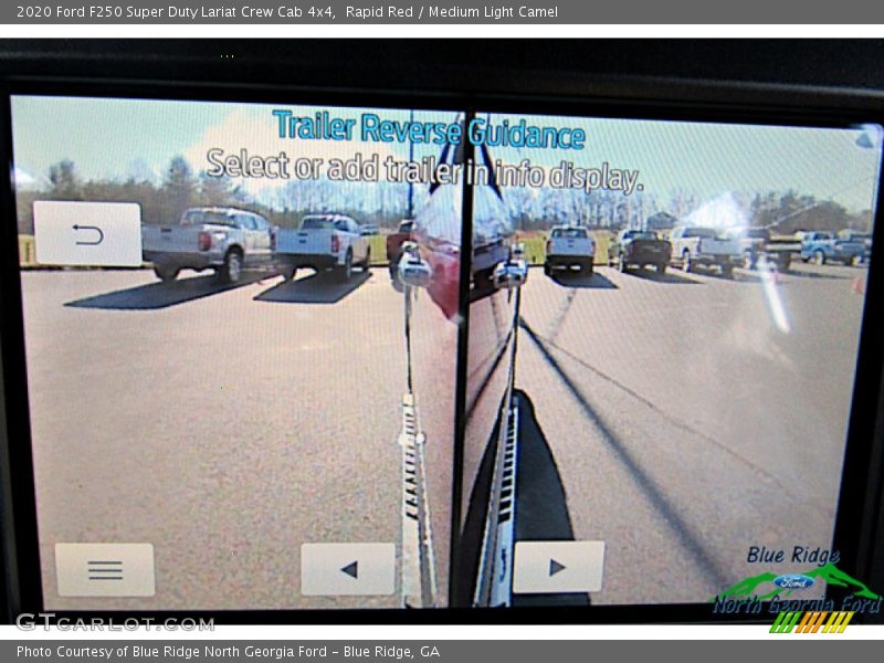 Rapid Red / Medium Light Camel 2020 Ford F250 Super Duty Lariat Crew Cab 4x4