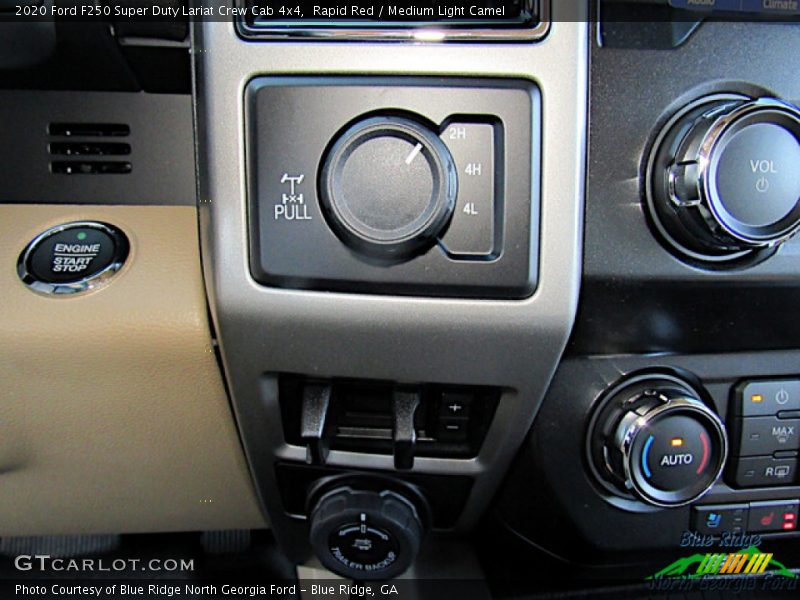 Rapid Red / Medium Light Camel 2020 Ford F250 Super Duty Lariat Crew Cab 4x4