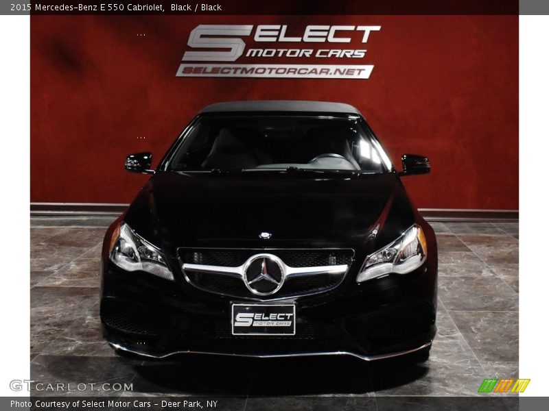 Black / Black 2015 Mercedes-Benz E 550 Cabriolet