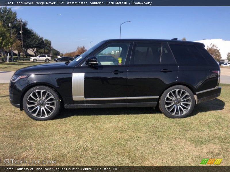  2021 Range Rover P525 Westminster Santorini Black Metallic