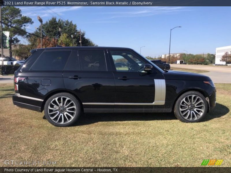  2021 Range Rover P525 Westminster Santorini Black Metallic