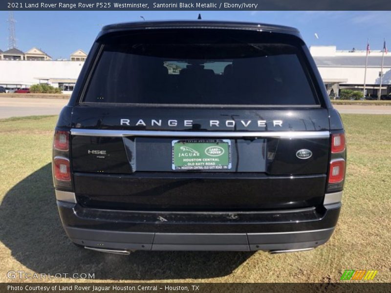 Santorini Black Metallic / Ebony/Ivory 2021 Land Rover Range Rover P525 Westminster