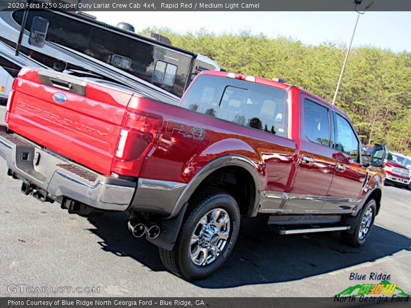 Rapid Red / Medium Light Camel 2020 Ford F250 Super Duty Lariat Crew Cab 4x4