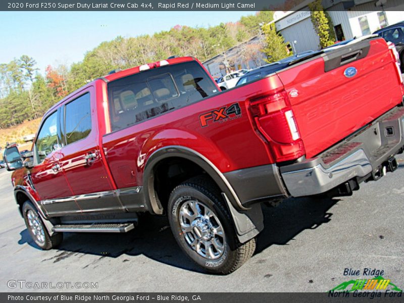 Rapid Red / Medium Light Camel 2020 Ford F250 Super Duty Lariat Crew Cab 4x4