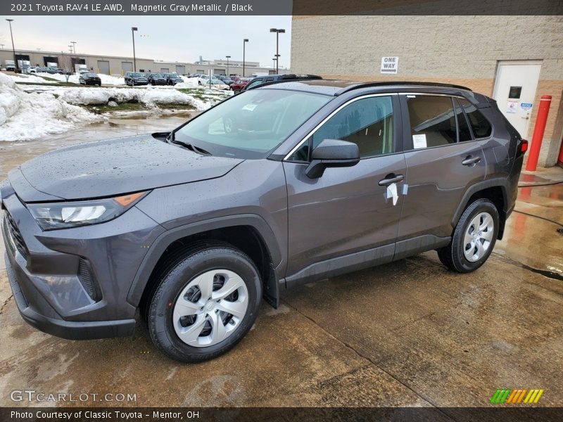 Magnetic Gray Metallic / Black 2021 Toyota RAV4 LE AWD