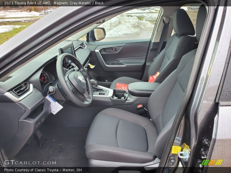 Magnetic Gray Metallic / Black 2021 Toyota RAV4 LE AWD
