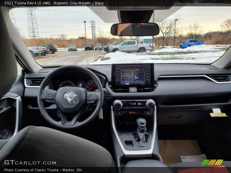 Magnetic Gray Metallic / Black 2021 Toyota RAV4 LE AWD