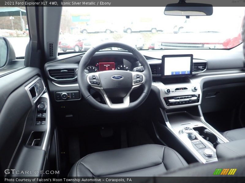 Iconic Silver Metallic / Ebony 2021 Ford Explorer XLT 4WD