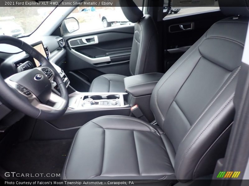 Front Seat of 2021 Explorer XLT 4WD