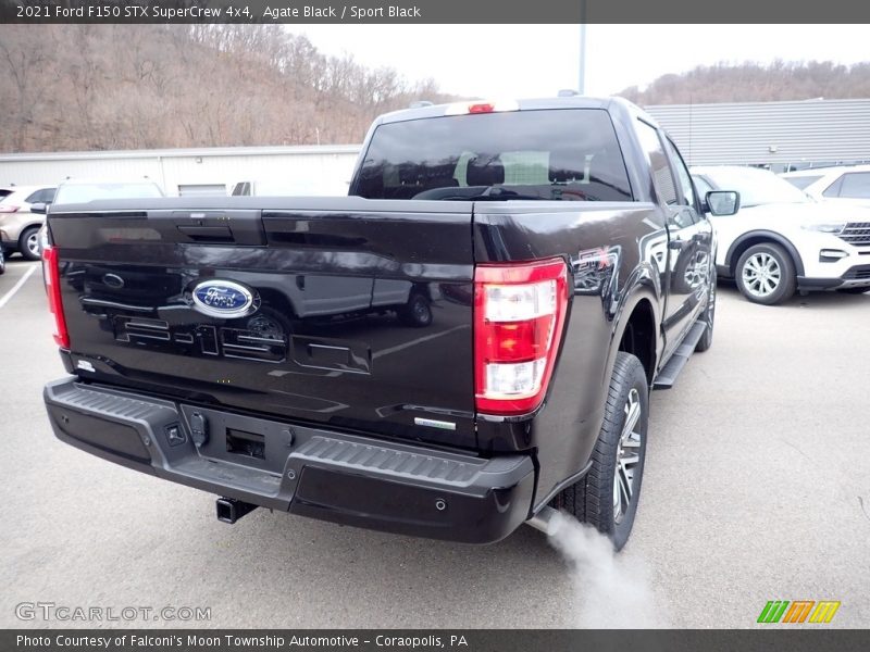 Agate Black / Sport Black 2021 Ford F150 STX SuperCrew 4x4
