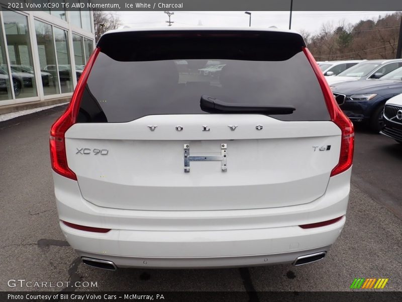Ice White / Charcoal 2021 Volvo XC90 T6 AWD Momentum