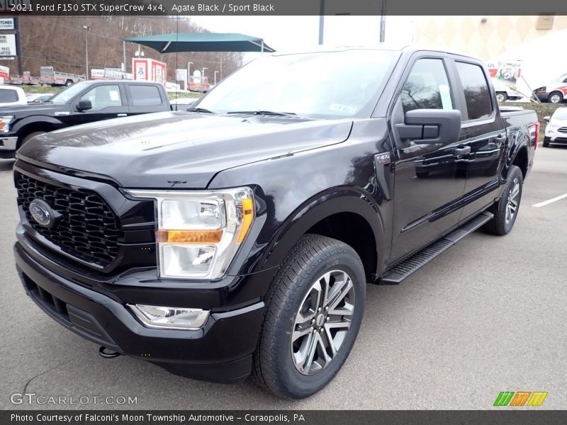 Front 3/4 View of 2021 F150 STX SuperCrew 4x4