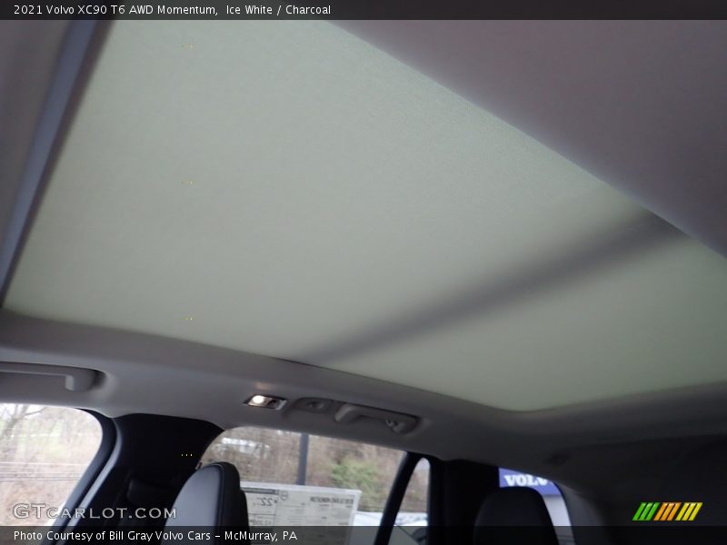 Ice White / Charcoal 2021 Volvo XC90 T6 AWD Momentum