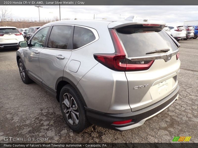 Lunar Silver Metallic / Gray 2020 Honda CR-V EX AWD