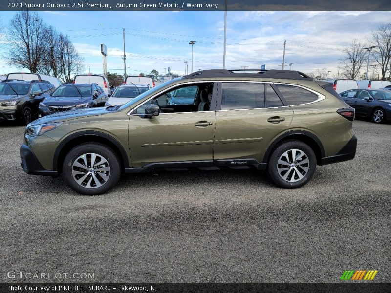 Autumn Green Metallic / Warm Ivory 2021 Subaru Outback 2.5i Premium