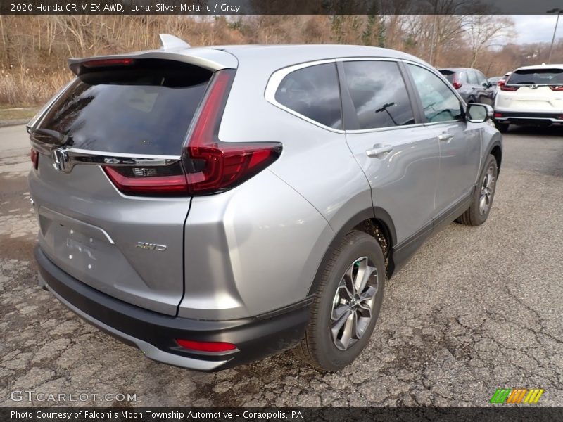 Lunar Silver Metallic / Gray 2020 Honda CR-V EX AWD