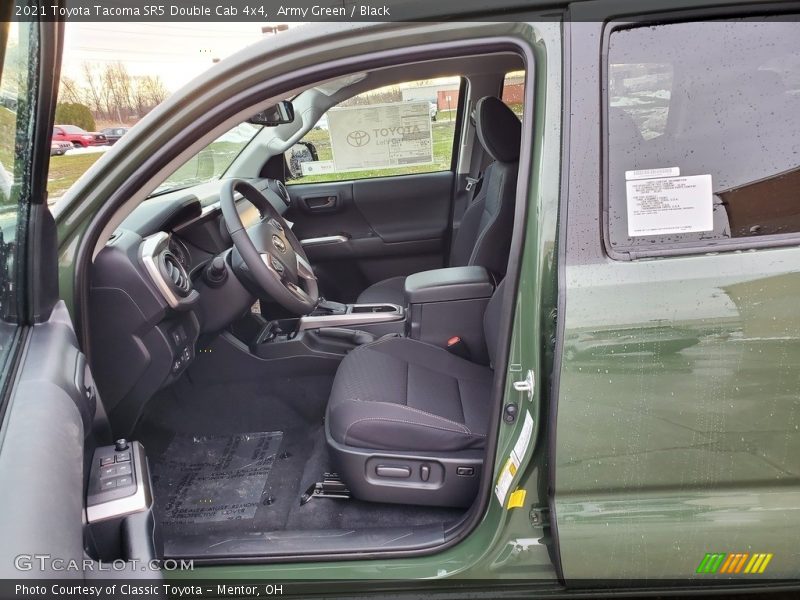 Army Green / Black 2021 Toyota Tacoma SR5 Double Cab 4x4