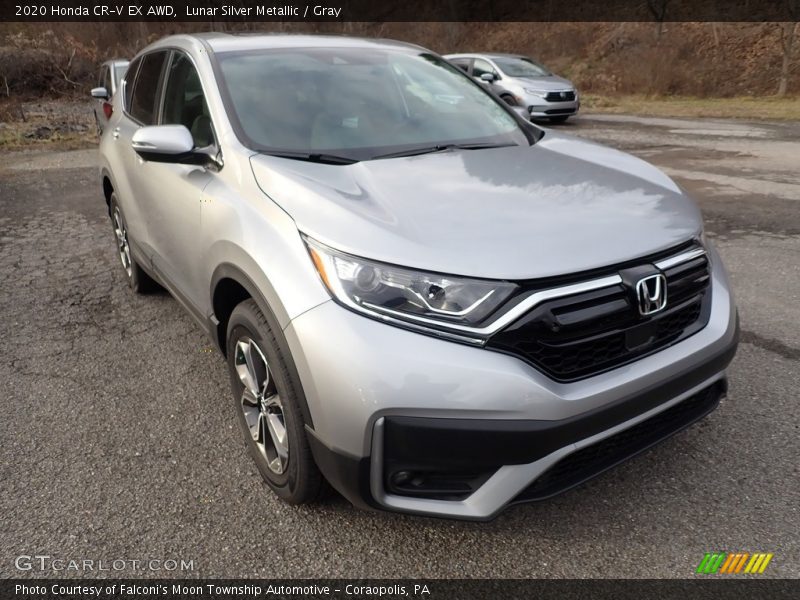 Lunar Silver Metallic / Gray 2020 Honda CR-V EX AWD