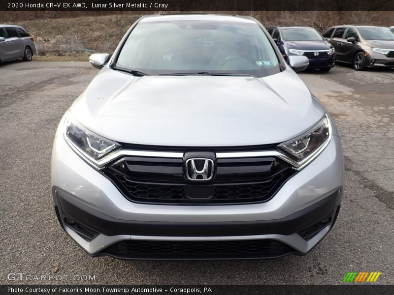 Lunar Silver Metallic / Gray 2020 Honda CR-V EX AWD
