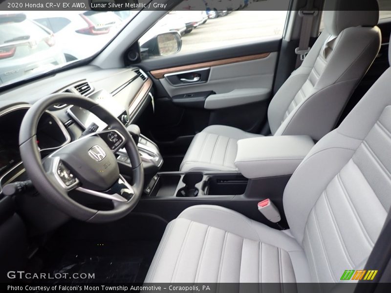 Lunar Silver Metallic / Gray 2020 Honda CR-V EX AWD