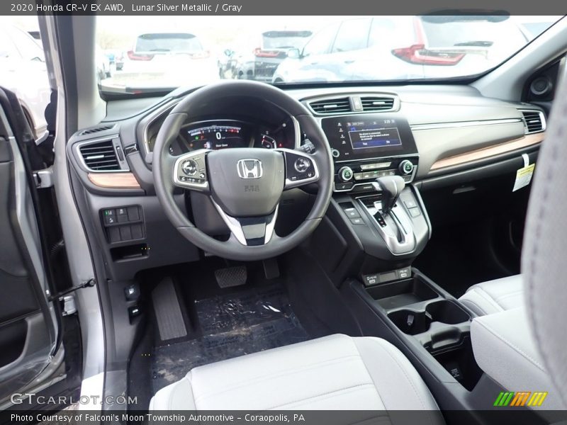 Lunar Silver Metallic / Gray 2020 Honda CR-V EX AWD