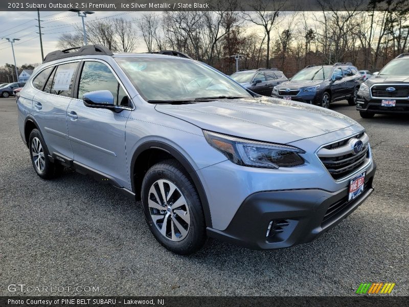 Ice Silver Metallic / Slate Black 2021 Subaru Outback 2.5i Premium