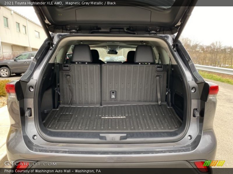 Magnetic Gray Metallic / Black 2021 Toyota Highlander XLE AWD