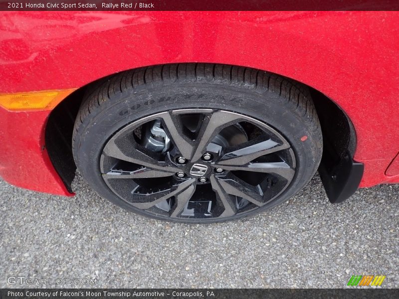 Rallye Red / Black 2021 Honda Civic Sport Sedan